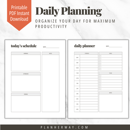 Quick Start Goal Planner for Small Business Owners Printable PDF