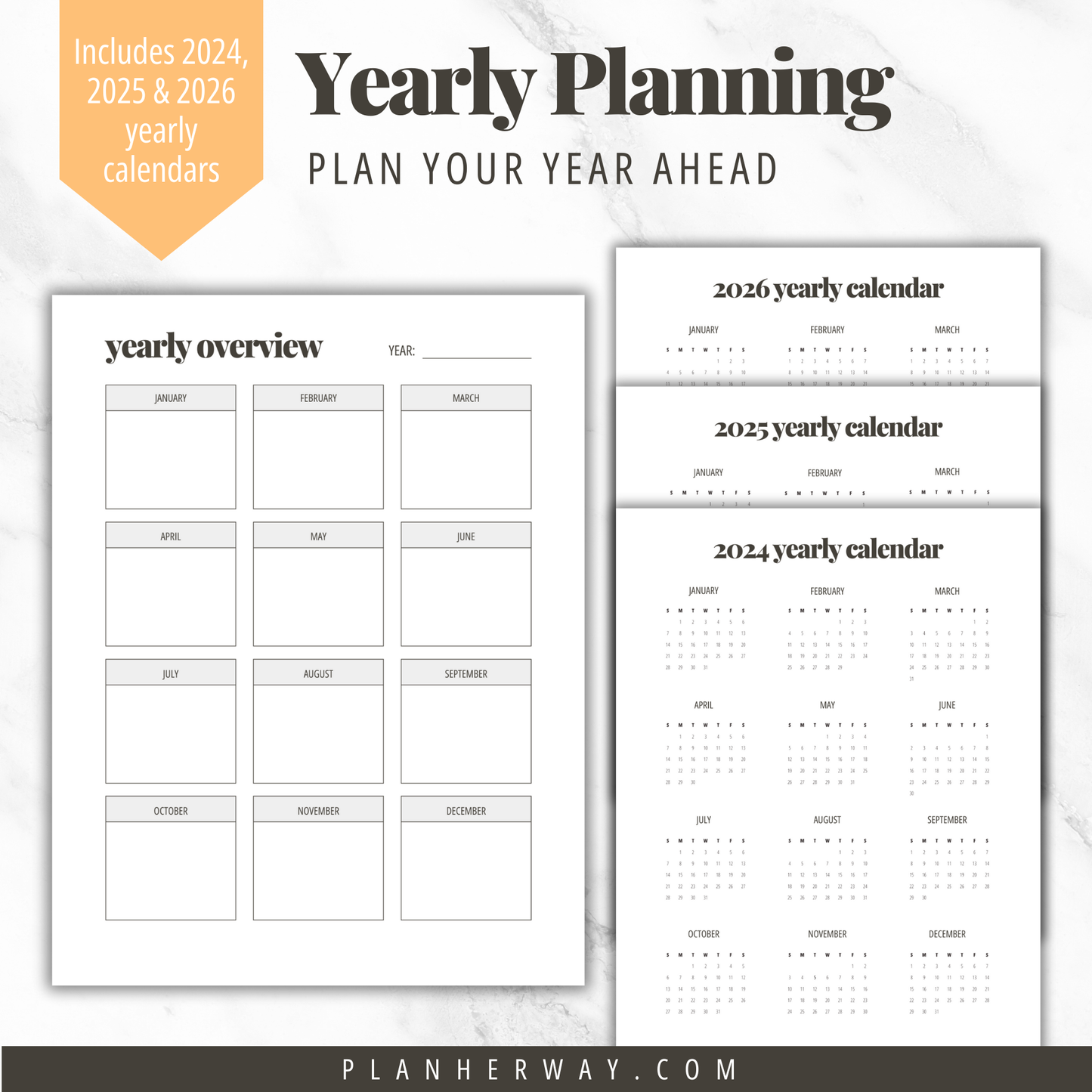 Quick Start Goal Planner for Small Business Owners Printable PDF